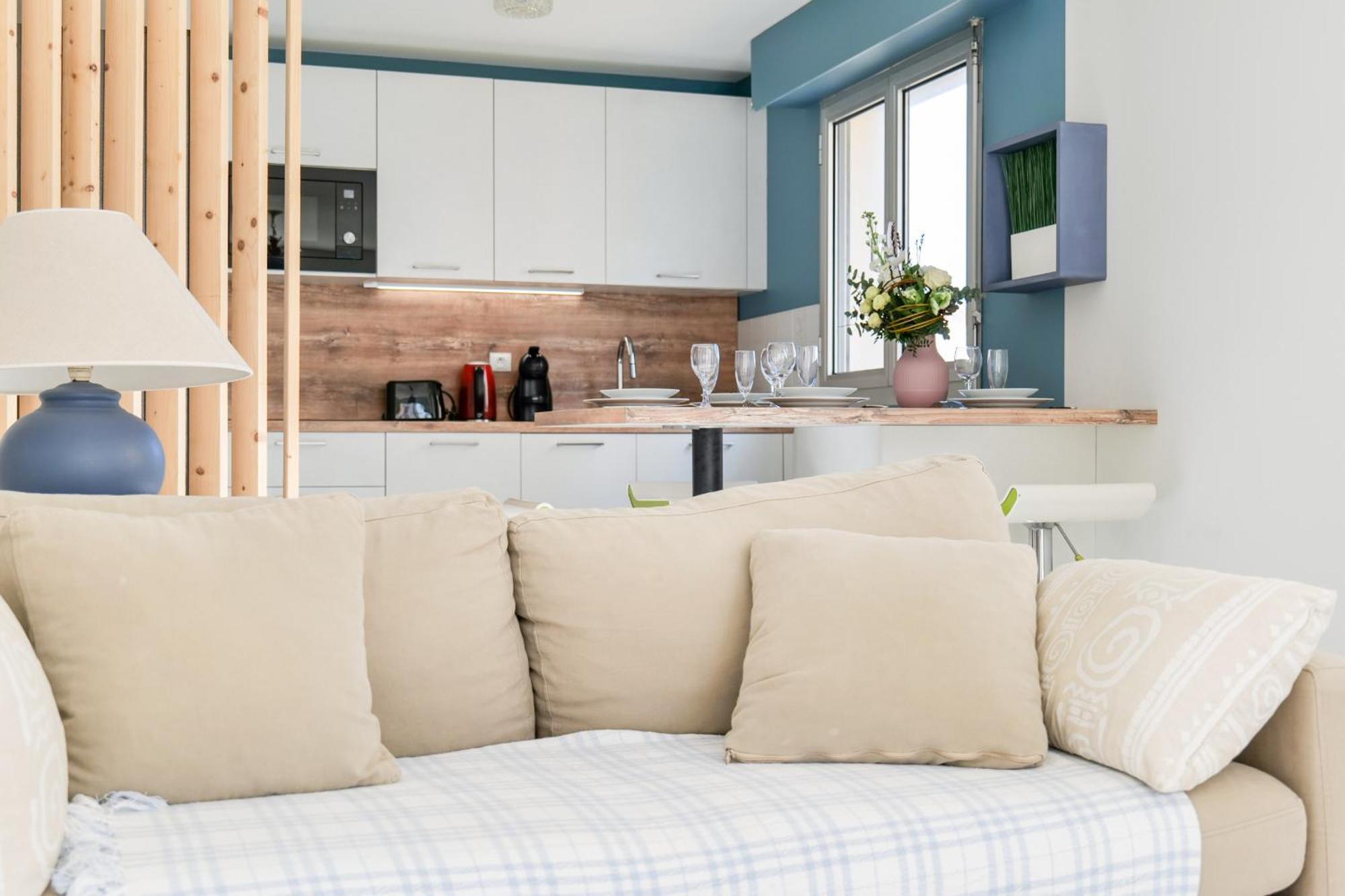 Joli Appartement Idealement Situe A Deux Pas De La Grande Plage - 4 Pers レ・サ​​ーブル・ドロンヌ エクステリア 写真